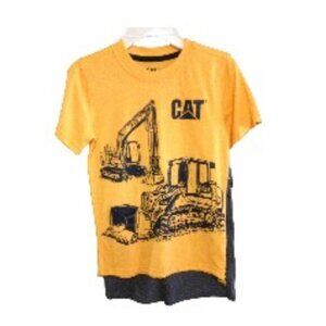 CAT Caterpillar Boy's Two-Piece Short Set Size 7 NWT